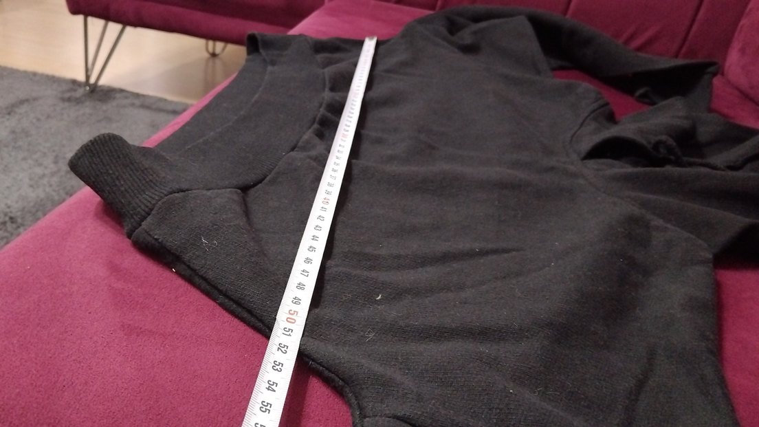 Kemer Detaylı Siyah Goth Kadın Sweatshirt - Görsel 3