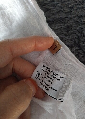 L beden pamuklu  yazlık elbise - Görsel 6