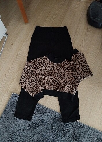 Pantolon crop bluz