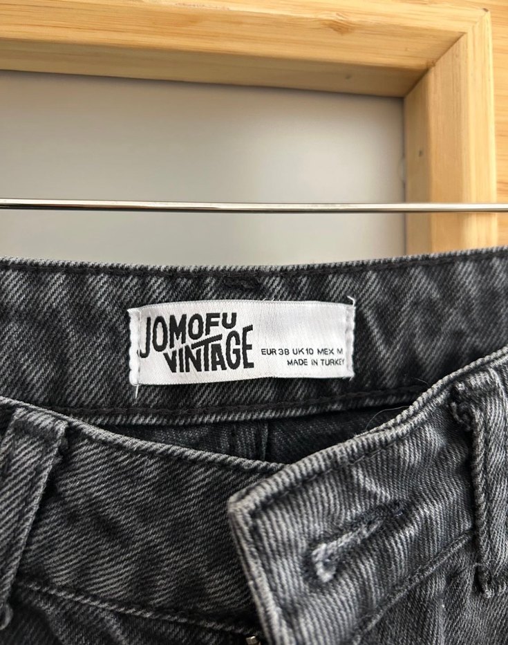 Vintage antrasit jean - Görsel 2