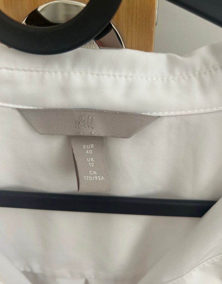 HM beyaz gömlek - Görsel 2