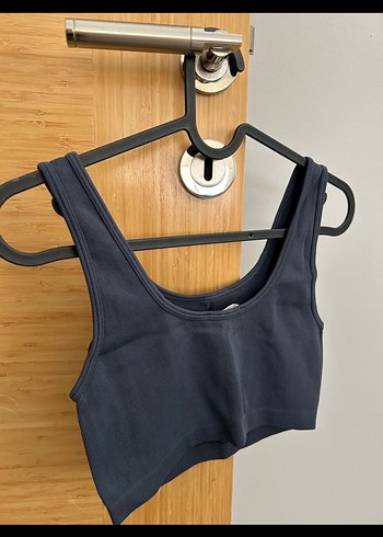 Pull&bear Lacivert Spor Crop - Görsel 3