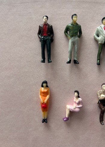 Boyalı minyatür insan figürü 1/50 - Görsel 2