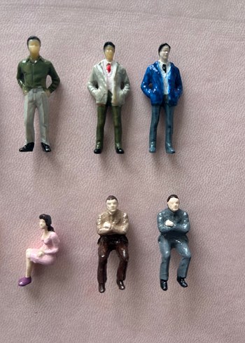 Boyalı minyatür insan figürü 1/50 - Görsel 3