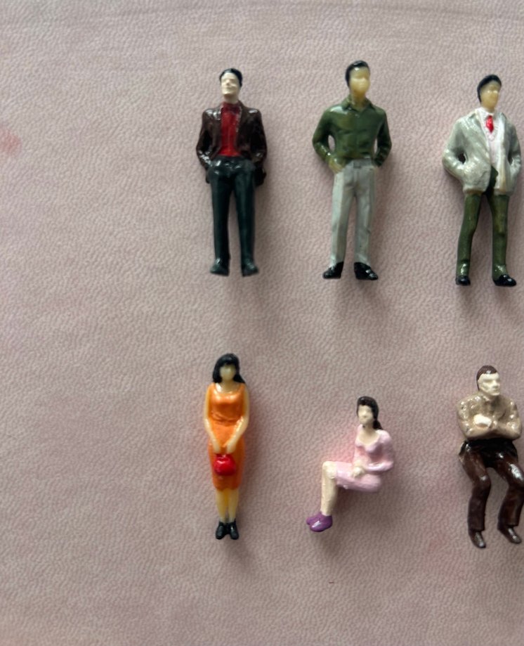 Boyalı minyatür insan figürü 1/50 - Görsel 2