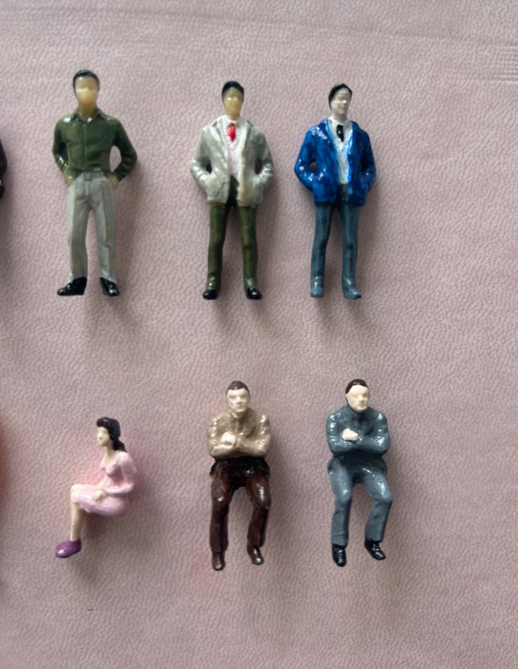 Boyalı minyatür insan figürü 1/50 - Görsel 3