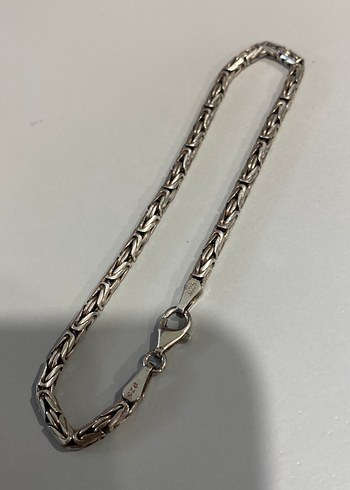 Kral gümüş erkek bileklik 925 ayar - Görsel 2