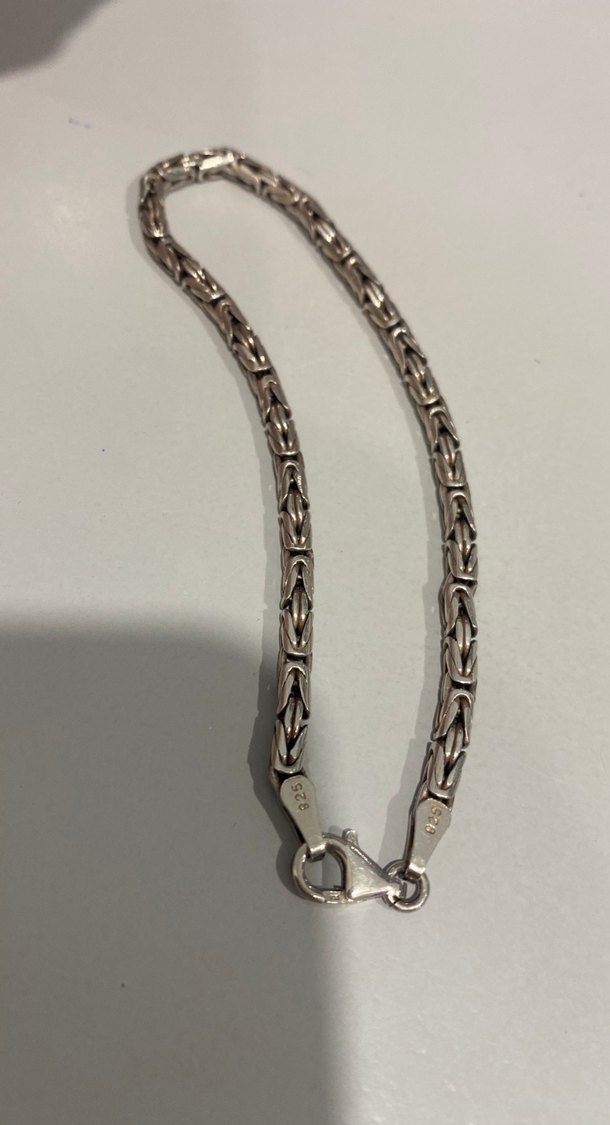 Kral gümüş erkek bileklik 925 ayar - Görsel 4