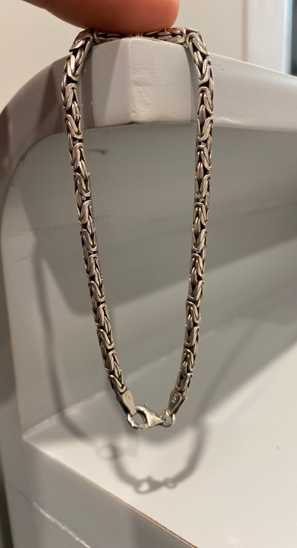 Kral gümüş erkek bileklik 925 ayar - Görsel 3