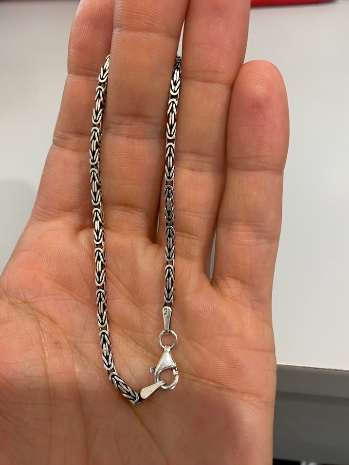 Kral erkek gümüş bileklik - Görsel 4