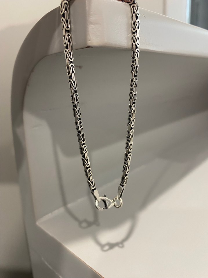 Kral erkek gümüş bileklik - Görsel 3