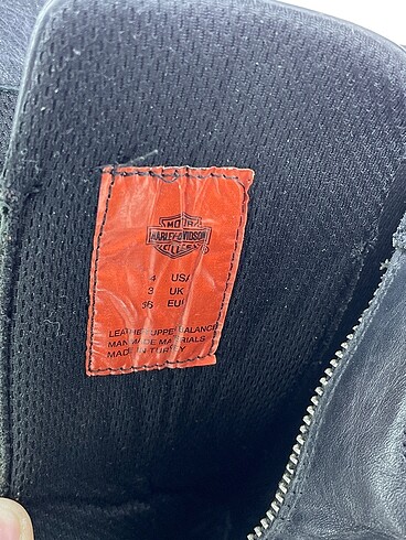 36 Beden siyah Renk Harley Davidson Bot %70 İndirimli.