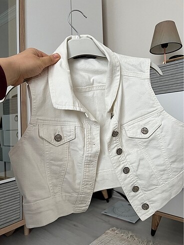 m Beden Crop kot ceket