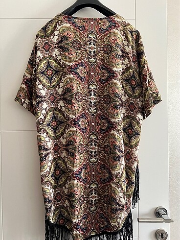 Püsküllü Pareo yelek - Görsel 7