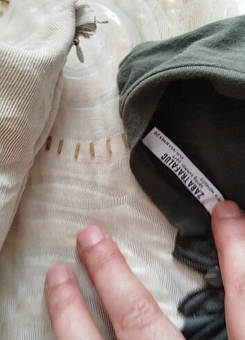 Haki yeşi uzunl tulum - Görsel 5