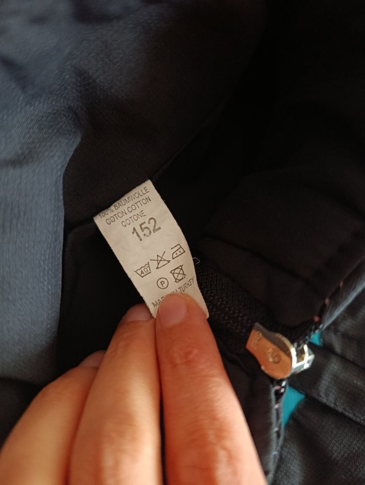 Fermuarlı Mavi Erkek Eşofman Altı - Görsel 3