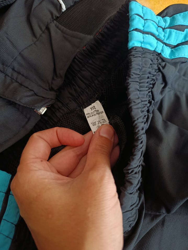 Fermuarlı Mavi Erkek Eşofman Altı - Görsel 4