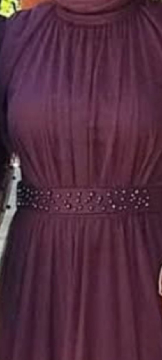 Mor renk abiye - Görsel 4