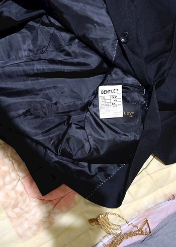 Düz Siyah Erkek Takım Elbise bir kere giydi çok temiz - Görsel 3