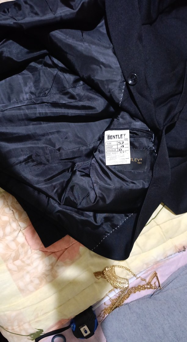 Düz Siyah Erkek Takım Elbise bir kere giydi çok temiz - Görsel 3