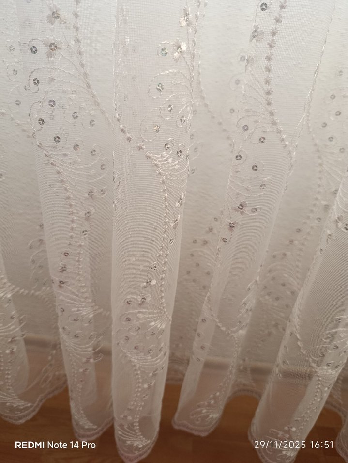 İşlemeli Beyaz Bohem Perde Bu model arıyorum - Görsel 2