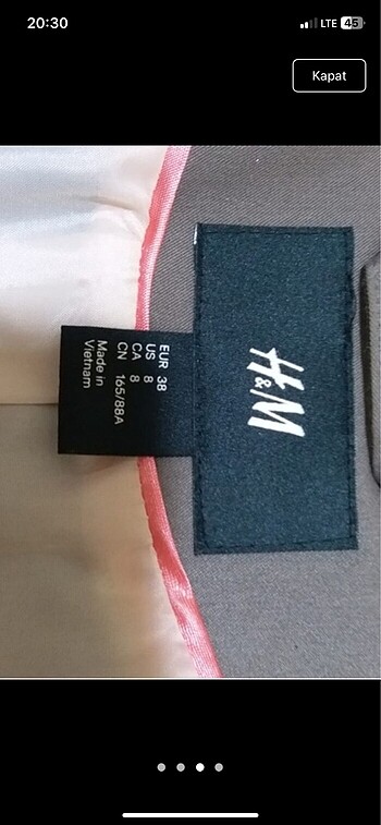 H&M Hm blazer ceket