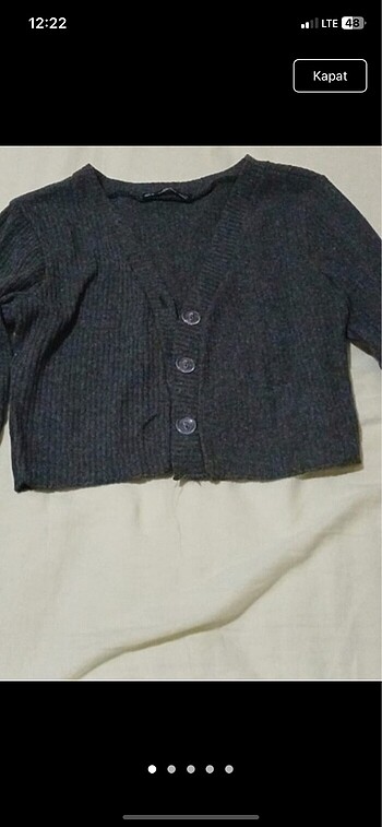 Crop hırka