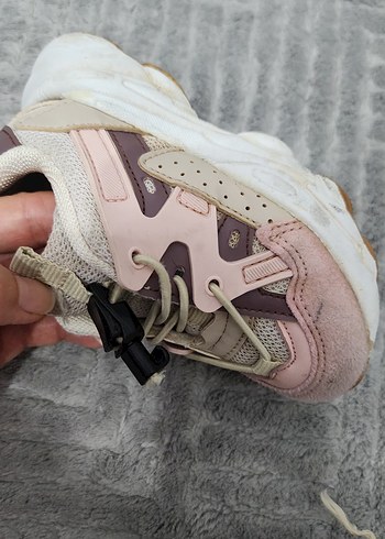 Kız Çocuk Pembe Bağcıklı Spor Ayakkabı - Görsel 3