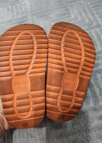 unisex bebek sandalet vicco 21-22 numara Çocuk Renkli Cırtlı - Görsel 4