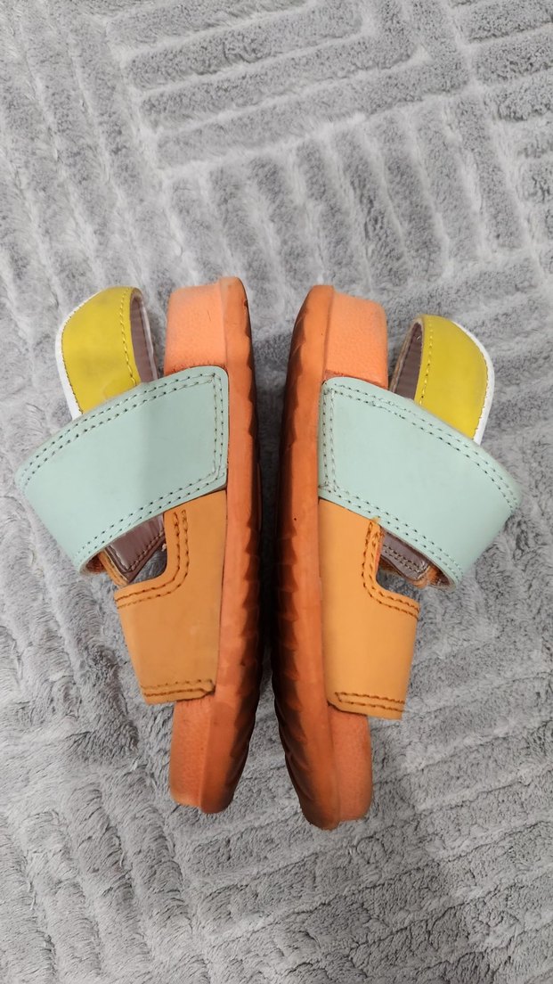 unisex bebek sandalet vicco 21-22 numara Çocuk Renkli Cırtlı - Görsel 2