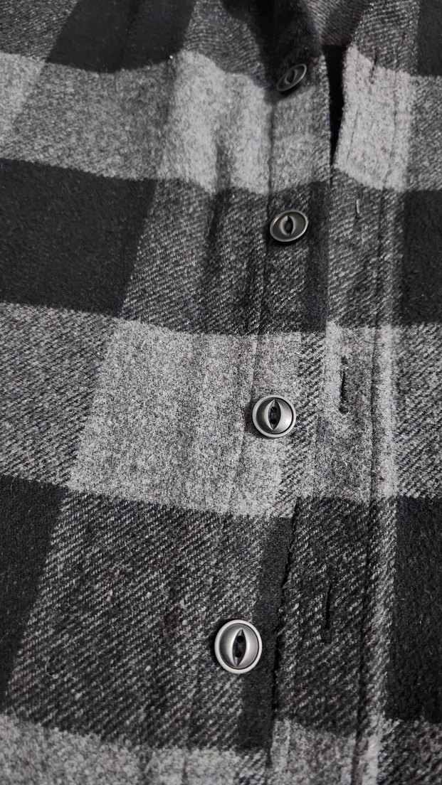 Gri Kareli erkek oduncu gömlek - Görsel 3