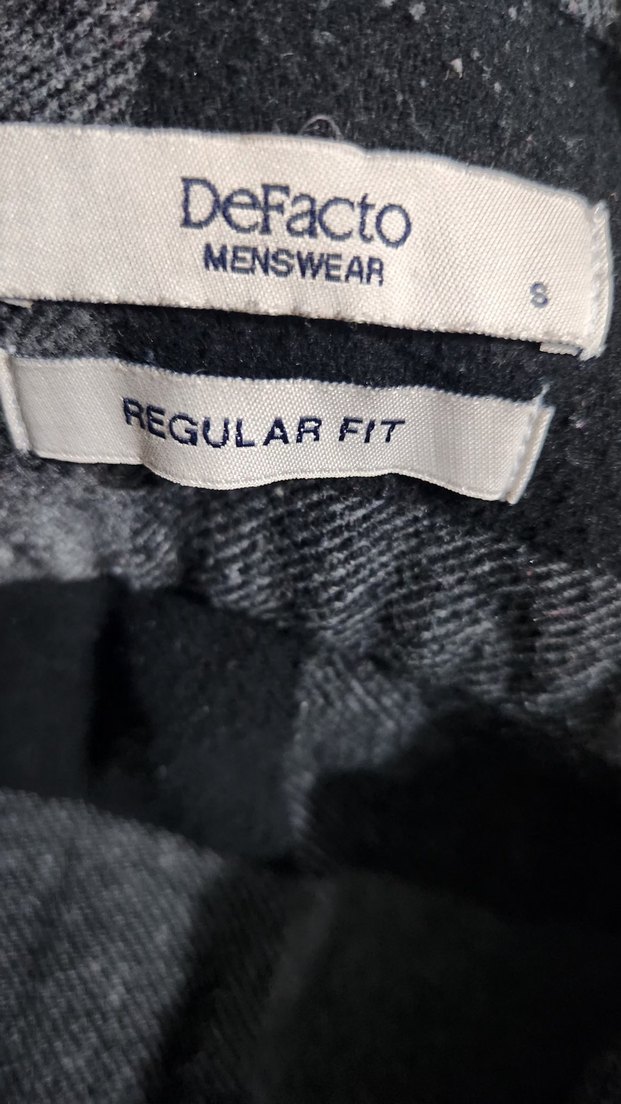 Gri Kareli erkek oduncu gömlek - Görsel 2