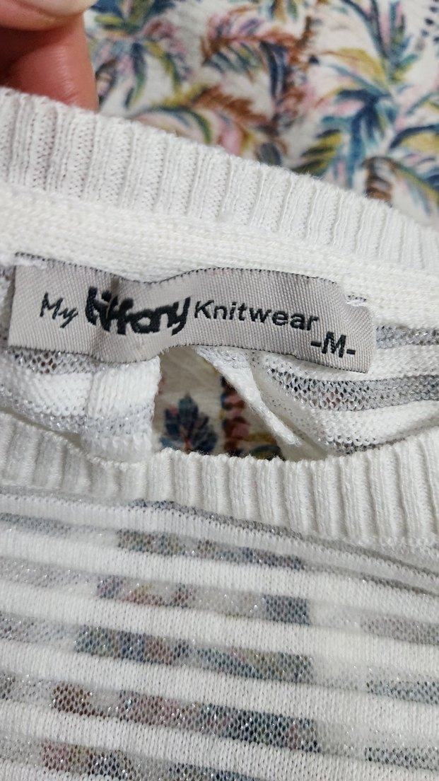 Kadın Bohem Pileli Uzun Kollu Mini Kazak - Görsel 3