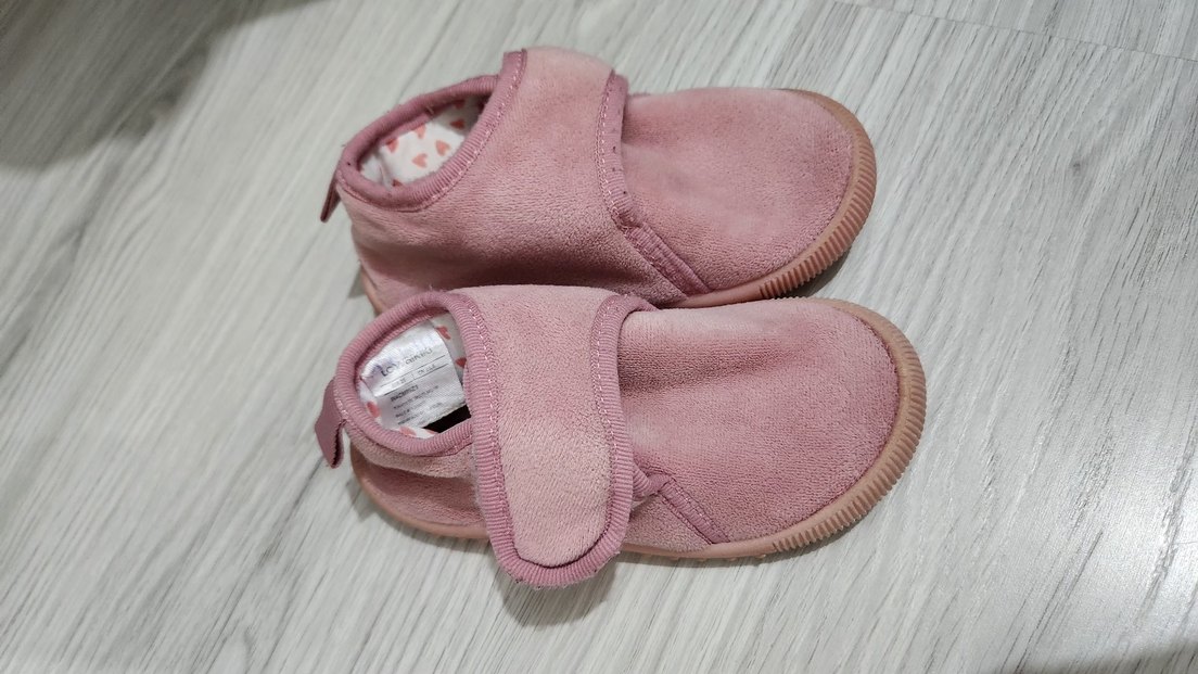 Kız Çocuk Pembe Polar Ev Terliği panduf - Görsel 2