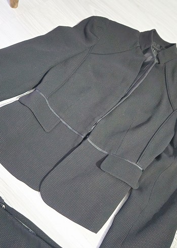 Siyah Mini Kadın Takım Elbise - Görsel 5