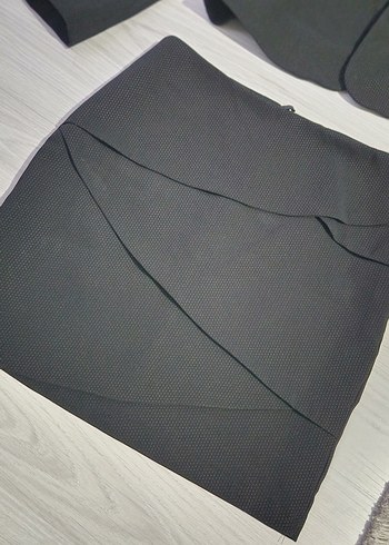 Siyah Mini Kadın Takım Elbise - Görsel 8