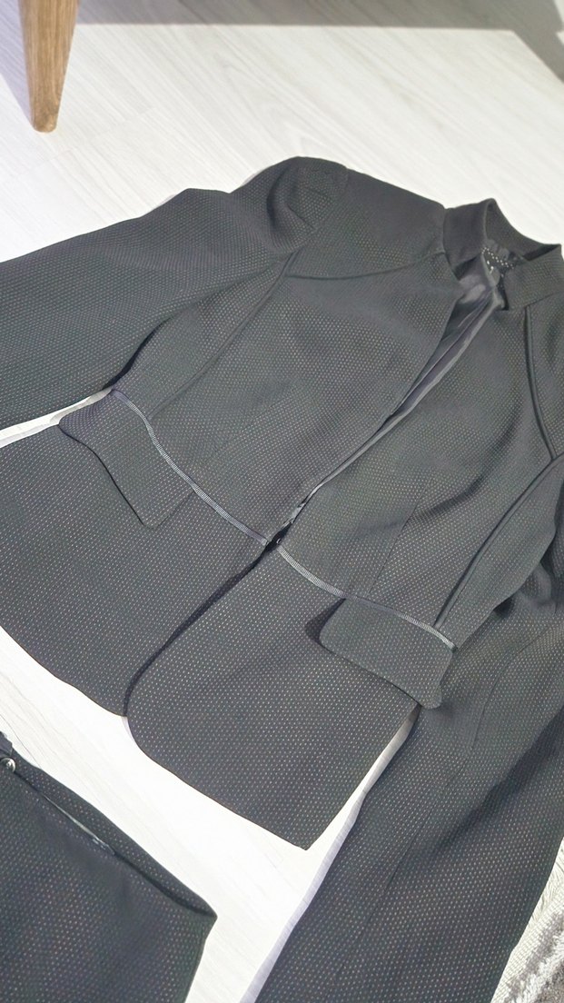 Siyah Mini Kadın Takım Elbise - Görsel 5