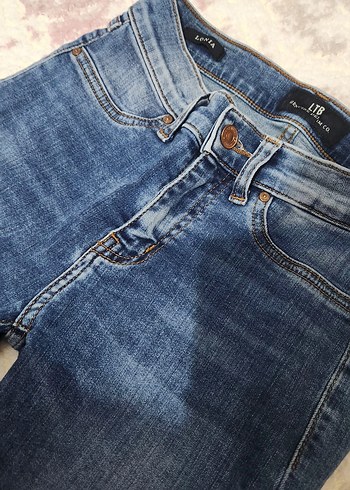 Kadın Mavi slim Fit Kot Pantolon ltb - Görsel 5