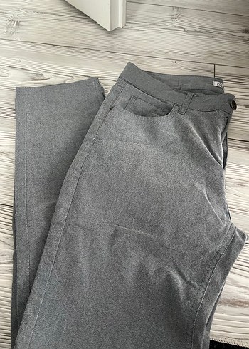 Gri Erkek Regular Fit Denim Pantolon - Görsel 3