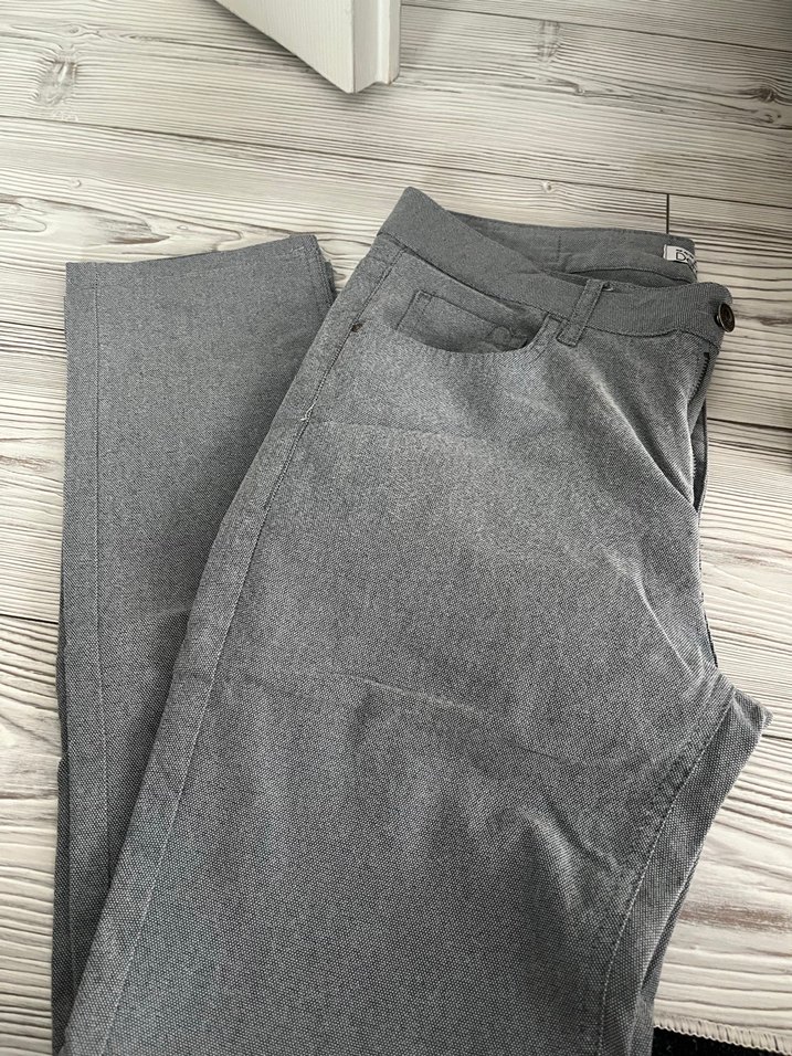 Gri Erkek Regular Fit Denim Pantolon - Görsel 3