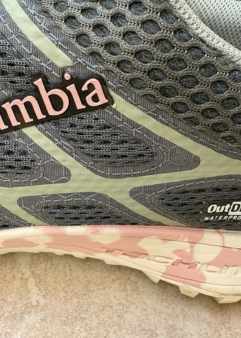 Columbia Gri Bağcıklı Spor Kadın Sneakers - Görsel 2
