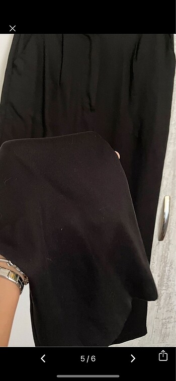34 Beden siyah Renk Vatkalı pantolon