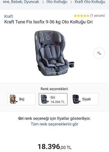 Kraft oto koltuk