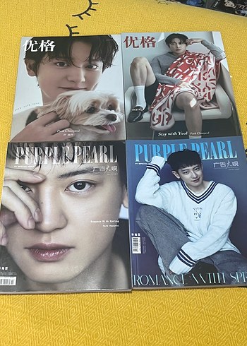 exo chanyeol dergi