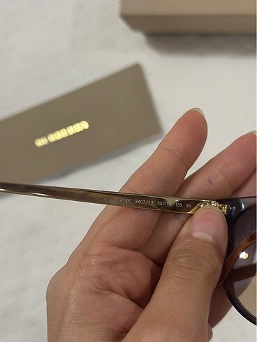Beden kahverengi Renk Burberry güneş gözlüğü