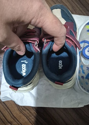 Mavi Cırtlı Erkek Çocuk Spor Ayakkabı - Görsel 5