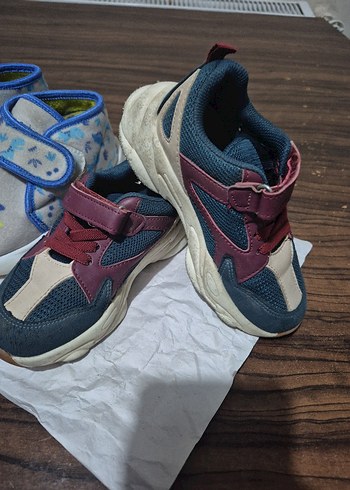 Mavi Cırtlı Erkek Çocuk Spor Ayakkabı - Görsel 7