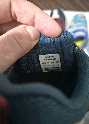 Mavi Cırtlı Erkek Çocuk Spor Ayakkabı - Görsel 6