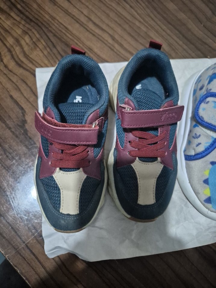 Mavi Cırtlı Erkek Çocuk Spor Ayakkabı - Görsel 2