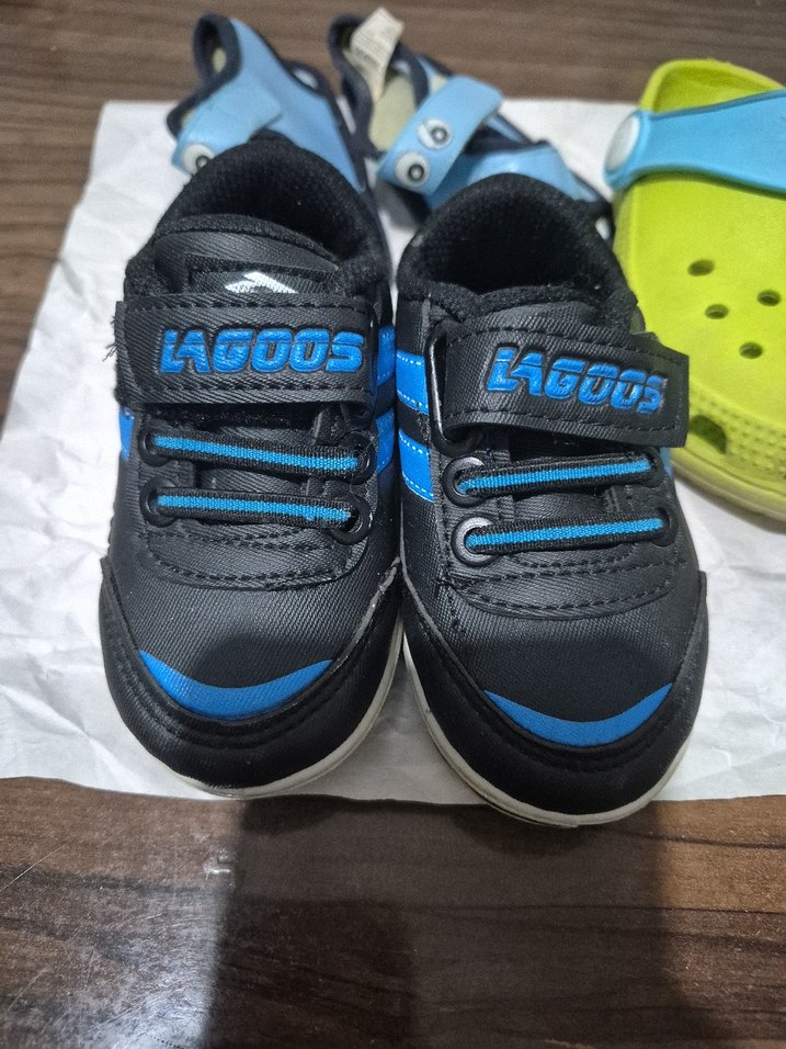 Erkek Çocuk Renkli Velcro Terlik ve Spor Ayakkabı - Görsel 2